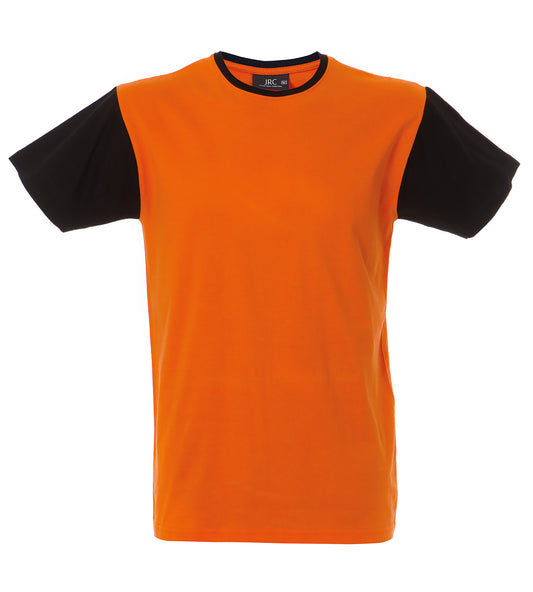 T-shirt girocollo bicolore lisbona