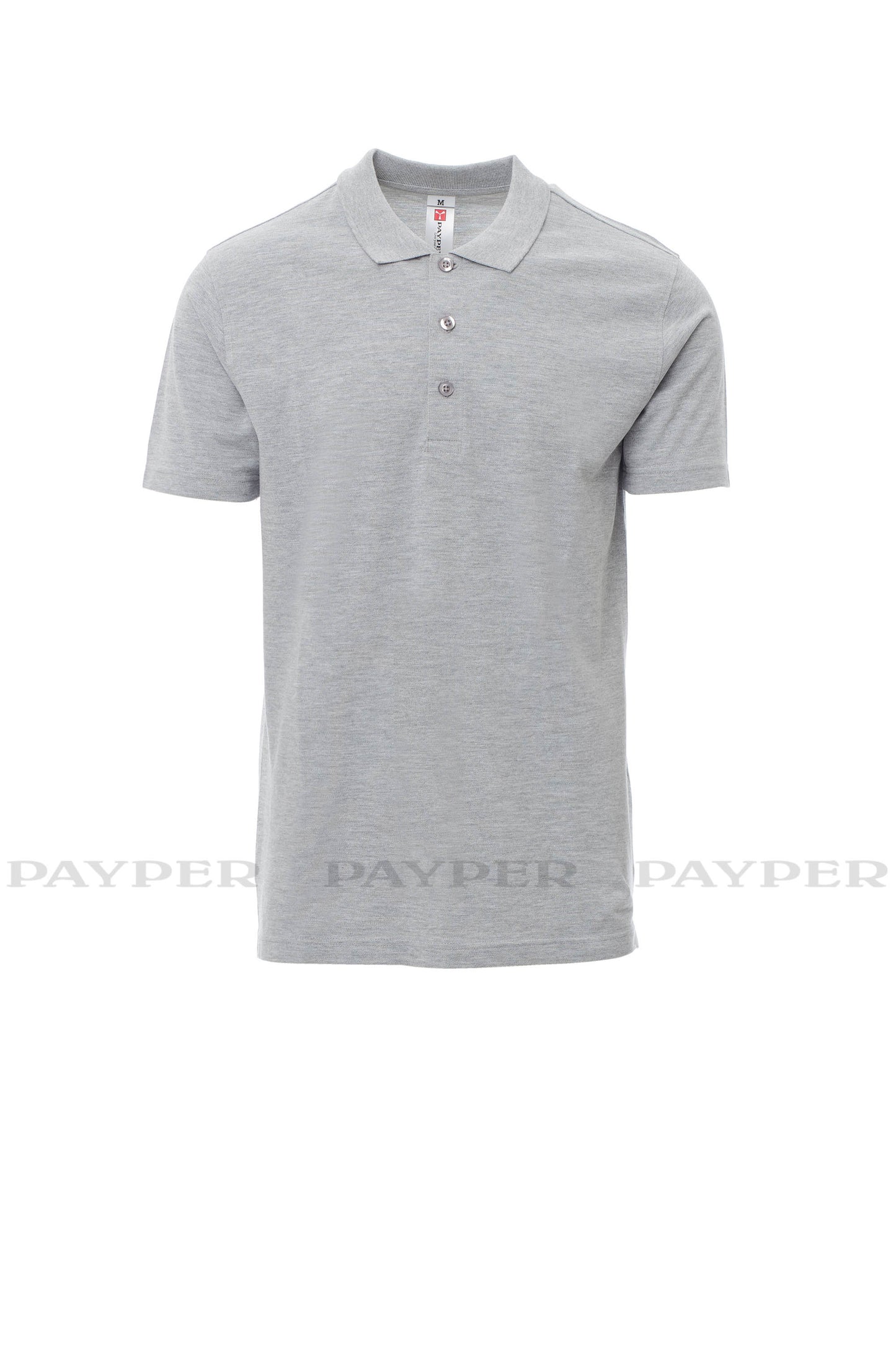 Polo manica corta Rome Payper grigio melange