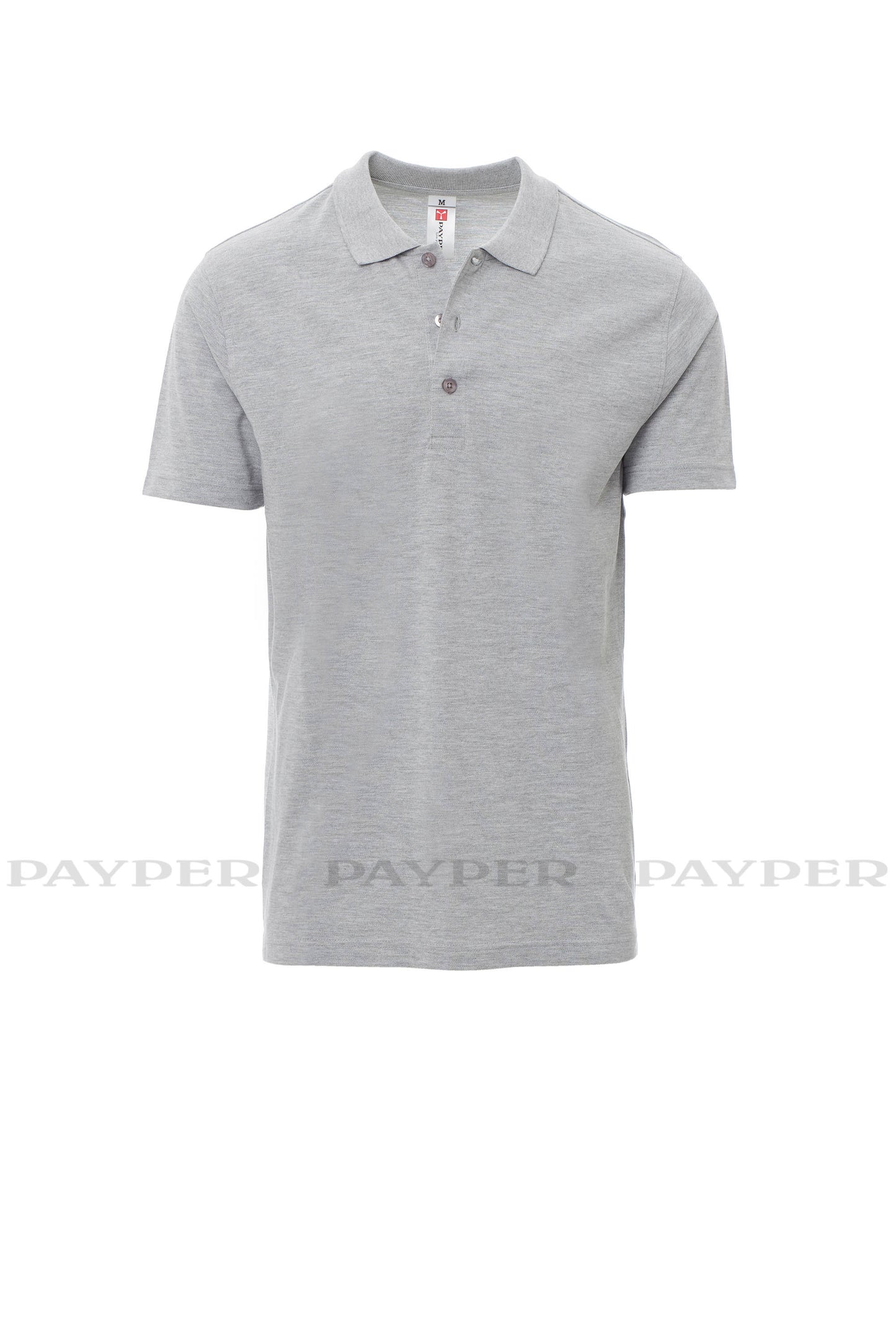 Polo manica corta Rome Payper grigio melange