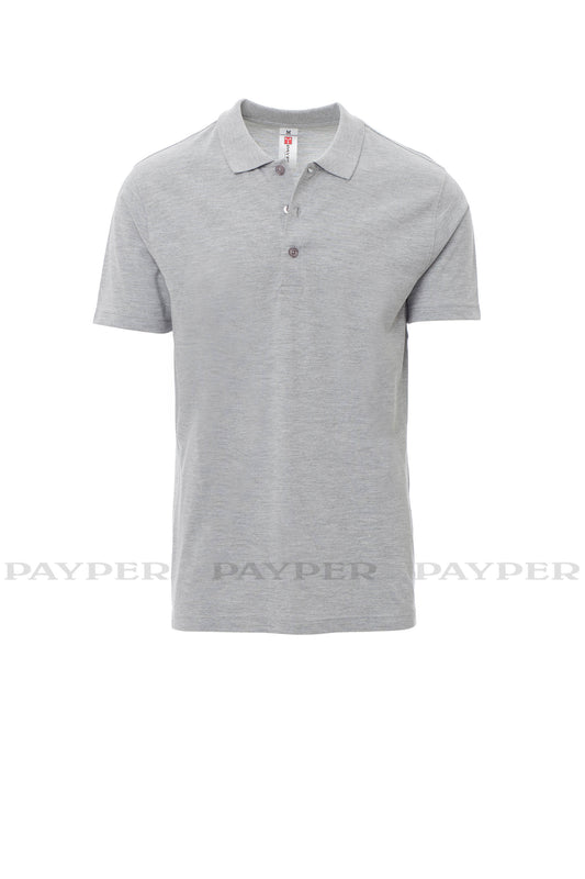 Polo manica corta Rome Payper grigio melange