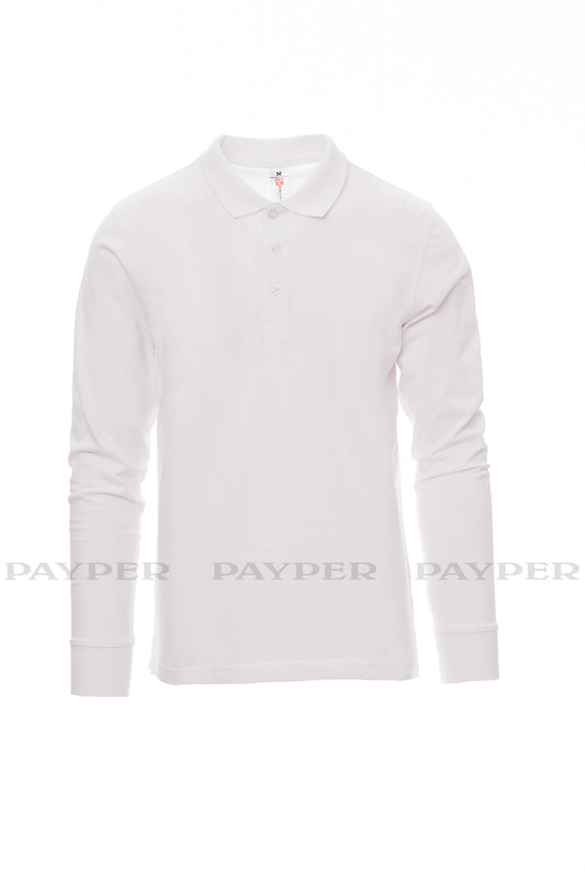 Polo manica lunga Verona Payper bianco