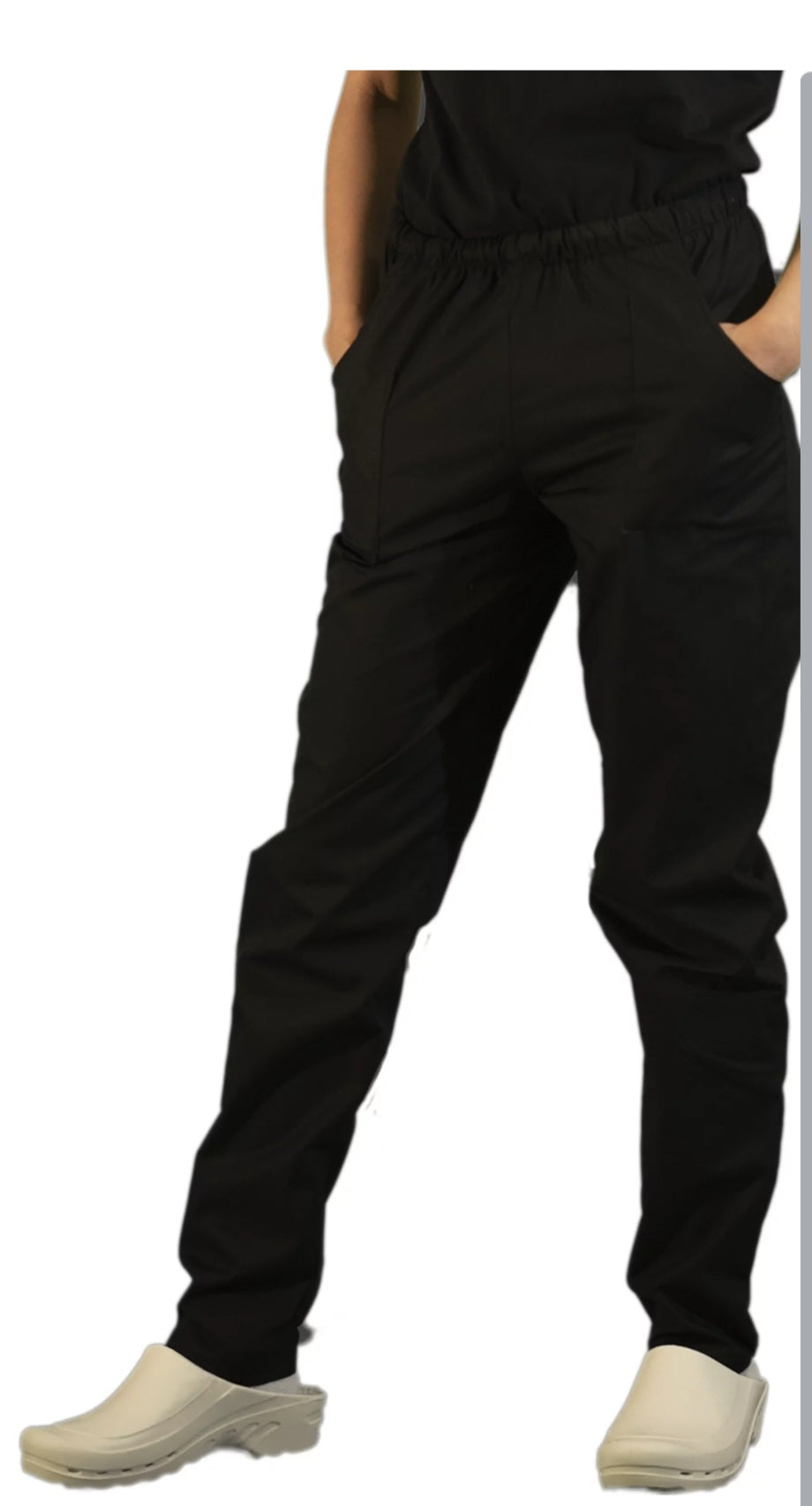 Pantalone nero con elastico
